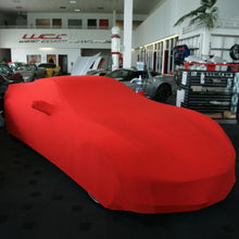 Load image into Gallery viewer, Corvette C6 Car Cover Indoor Ultraguard Stretch Satin - Red - Z51, Z06, Grand Sport, ZR1
