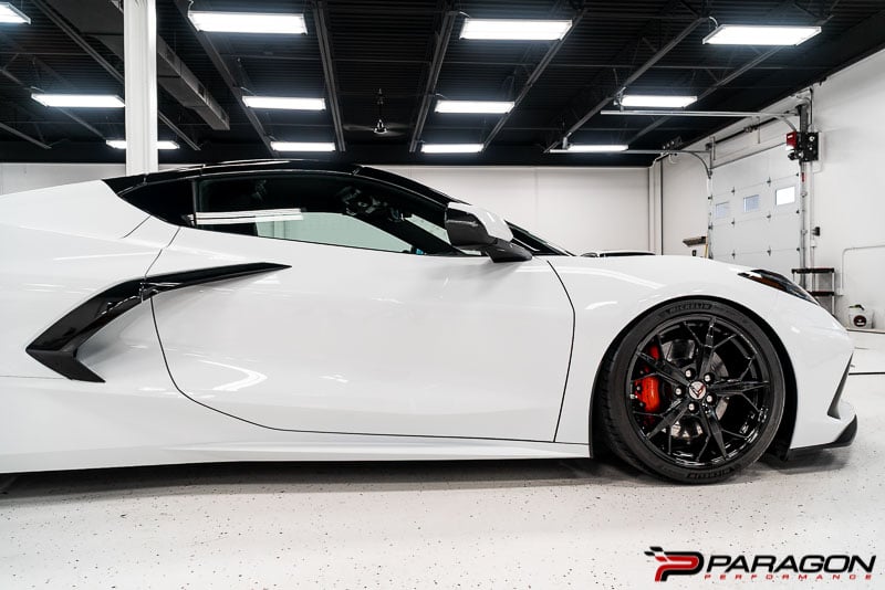 PARAGON PERFORMANCE C8 CORVETTE ROCKER PANELS - CARBON FLASH ...