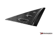 Load image into Gallery viewer, PARAGON C8 CORVETTE CARBON FIBER ANTI-BUFFETING A PILLAR TRIM OVERLAY
