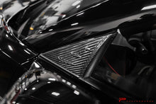 Load image into Gallery viewer, PARAGON C8 CORVETTE CARBON FLASH ANTI-BUFFETING A PILLAR TRIM OVERLAY
