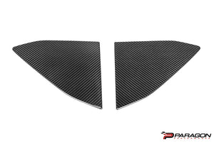 PARAGON C8 CORVETTE CARBON FIBER B PILLAR TRIM OVERLAY - COUPE