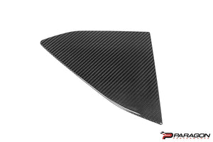 PARAGON C8 CORVETTE CARBON FIBER B PILLAR TRIM OVERLAY - COUPE