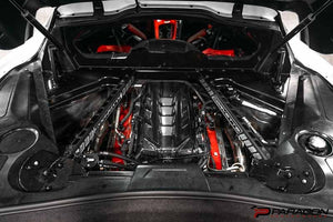 PARAGON C8 CORVETTE CARBON FIBER REAR STRUT TOWER COVERS