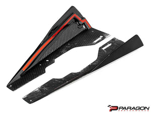 PARAGON C8 CORVETTE CARBON FIBER ROCKER WINGLETS