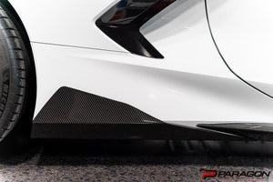 PARAGON C8 CORVETTE CARBON FIBER ROCKER WINGLETS