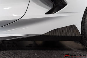 PARAGON C8 CORVETTE CARBON FIBER ROCKER WINGLETS