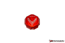 Load image into Gallery viewer, C8 CORVETTE FLAG BILLET Z06 OIL CAP COVER - BLACK, BLUE OR RED
