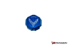 Load image into Gallery viewer, C8 CORVETTE FLAG BILLET Z06 OIL CAP COVER - BLACK, BLUE OR RED
