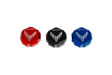 Load image into Gallery viewer, C8 CORVETTE FLAG BILLET Z06 OIL CAP COVER - BLACK, BLUE OR RED
