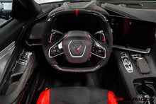 Load image into Gallery viewer, PARAGON PERFORMANCE C8 Z06 STYLE CORVETTE CARBON FIBER STEERING WHEEL
