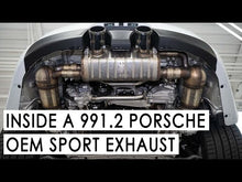 Load and play video in Gallery viewer, Fabspeed Porsche 991.2 Carrera Valvetronic Center Muffler Bypass X-Pipe (Non-PSE Only)
