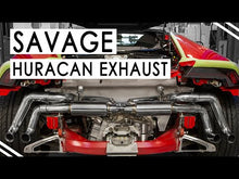 Load and play video in Gallery viewer, Fabspeed Lamborghini Huracan Valvetronic Supersport X-Pipe Exhaust System
