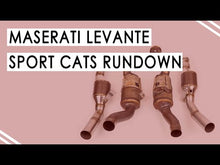 Load and play video in Gallery viewer, Fabspeed Maserati Levante V8 Primary Sport Cats (2018+) - FS.MAS.LEV.SC
