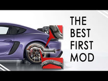 Load and play video in Gallery viewer, Fabspeed Porsche 718 GT4 RS , SPYDER RS Over Axle Link Pipes (2022+)
