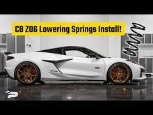 Load and play video in Gallery viewer, C8 CORVETTE Z06 LOWERING SPRINGS BY HYPERCO - 1 INCH
