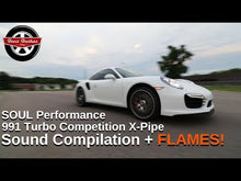 Load and play video in Gallery viewer, Porsche 991 Turbo Competition X-Pipe Exhaust System
