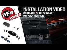 Load and play video in Gallery viewer, aFe Chevrolet Corvette Black Series Carbon Fiber Cold Air Intake System (2020+)

