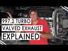 Load and play video in Gallery viewer, Fabspeed Porsche 997.2 Turbo / Turbo S Valvetronic Supersport X-Pipe Exhaust System (2010-2012)
