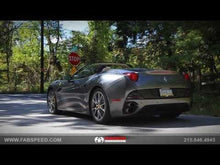Load and play video in Gallery viewer, Fabspeed Ferrari California Resonator Bypass X-Pipe (2009-2014)
