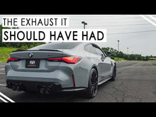 Load and play video in Gallery viewer, Fabspeed BMW M2 (G87) Valved Exhaust System and Intermediate X-Pipe (2023+)
