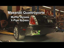Load and play video in Gallery viewer, Fabspeed Maserati Quattroporte Resonator Bypass X-Pipe (2004-2012)
