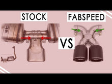 Load and play video in Gallery viewer, Fabspeed Porsche 987 Boxster / Cayman Maxflo True X-Pipe with Dual Tips (2005-2008) - FS.POR.987.DLTCF
