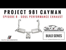 Load and play video in Gallery viewer, Porsche 981 Boxster / Cayman SOUL Performance Exhaust System
