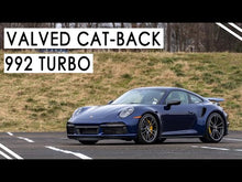 Load and play video in Gallery viewer, Fabspeed Porsche 992 Twin Turbo / Twin Turbo S Cat-Back Valvetronic Maxflo Exhaust System (2021+) - FS.POR.992T.VLV
