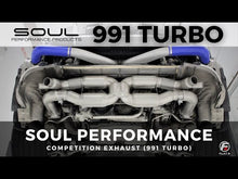 Load and play video in Gallery viewer, Porsche 991 Turbo Competition X-Pipe Exhaust System
