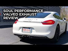 Load and play video in Gallery viewer, Porsche 981 Boxster / Cayman SOUL Performance Exhaust System
