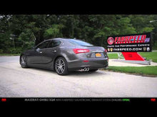 Load and play video in Gallery viewer, Fabspeed Maserati Ghibli Valvetronic Catback Exhaust System (2013+)
