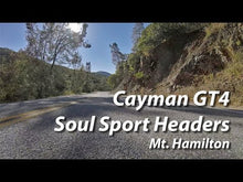 Load and play video in Gallery viewer, Porsche 981 GT4 / Boxster Spyder / Clubsport SOUL Long Tube Street Headers
