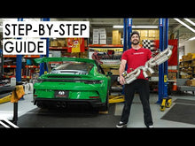 Load and play video in Gallery viewer, Fabspeed Porsche 992 GT3 / GT3 RS / Speedster Valvetronic Nordschleife Cat-Back Exhaust System (2022+)
