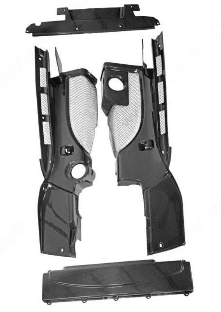Carbon Fiber Coupe Engine Bay Panel Set (4 Piece Set) - Audi R8 (V10 ...
