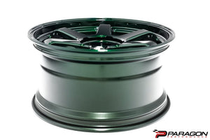 VOLK RACING TE37 C8 CORVETTE 19X9.5 ET36, 20X11 ET39 - RACING GREEN