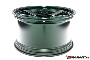 VOLK RACING TE37 C8 CORVETTE 19X9.5 ET36, 20X11 ET39 - RACING GREEN