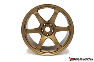 TITAN 7 T-D6 19X9,20X11.5 5X120 CHEVROLET C8 CORVETTE WHEELS - TECHNA BRONZE