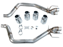 Load image into Gallery viewer, AWE Track Edition Axleback Exhaust for C6 Chevrolet Corvette 6.2L (2009-2013) - Chrome Silver Tips 3020-42662
