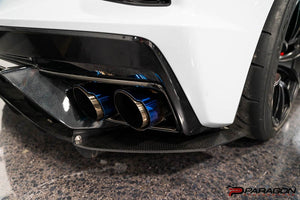 VERUS ENGINEERING C8 CORVETTE CARBON POLYWEAVE REAR SPATS