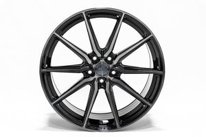 VOSSEN HF3 C8 CORVETTE- 20X9 ET35, 21X12 ET52 - MACHINED & GLOSS BLACK