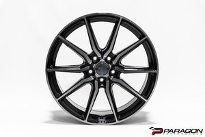 VOSSEN HF3 C8 CORVETTE- 20X9 ET35, 21X12 ET52 - MACHINED & GLOSS BLACK