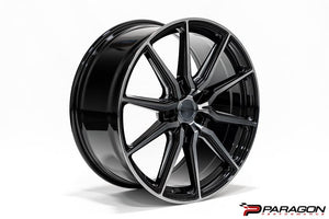 VOSSEN HF3 C8 CORVETTE- 20X9 ET35, 21X12 ET52 - MACHINED & GLOSS BLACK