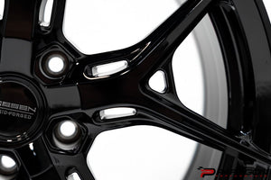 VOSSEN HF5 C8 CORVETTE- 20X9 ET35, 21X12 ET52 - GLOSS BLACK