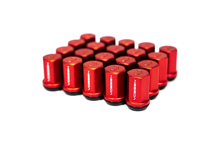 VOSSEN M14X1.5 WHEEL LUG NUTS - RED