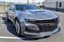 Load image into Gallery viewer, 2019-Up Camaro ZL1 Conversion Front Splitter Spoiler Lip Carbon Fiber
