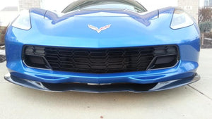 2014 - 2019 Corvette C7 Z06 Stingray Grand Sport Front Lower Bumper Grille Carbon Flash Metallic with Camera
