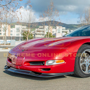 1997-04 Corvette C5 ZR1 Extended Front Splitter Spoiler Lip Unpainted Primer Black