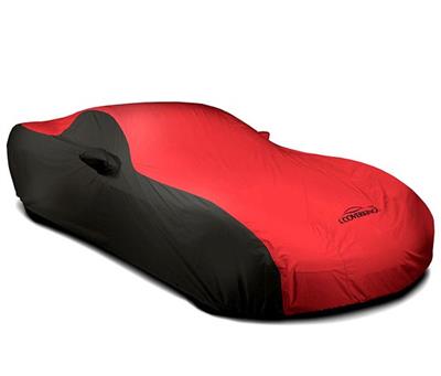 2020-2022 Corvette C8 RED BLACK STORMPROOF Coupe CoverKing Car Cover
