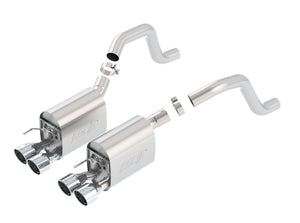 C6 Corvette Z06 ZR1 2006-2013 BORLA Axle-Back Exhaust S-Type II 11917