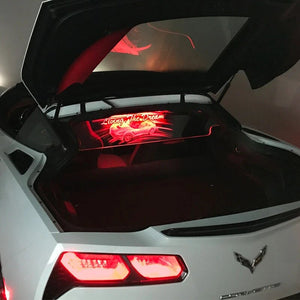 WindRestrictor® C7 Coupe Rear Add On Glow Plate